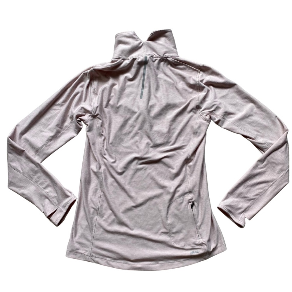 New Balance Women's Blush Pink Pullover 1/4 Zip Running Athletic Top Size Small - Picture 2 of 11